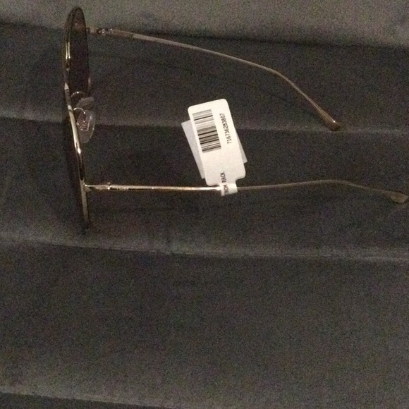 FENDI 64mm Oversized Lenticular Aviator sunglasses - Picture 9 of 9